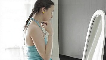 sexy 18 year old teen strips gets a massage and a nice fuck