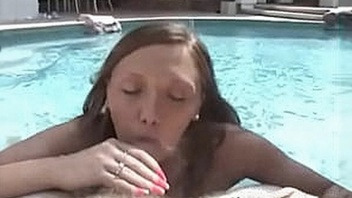 Remarkable barely legal floozy Gina blows and rides