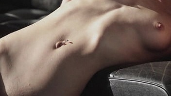 Petite Russian teen blondie Aleksandra Smelova drops off her lace lingerie